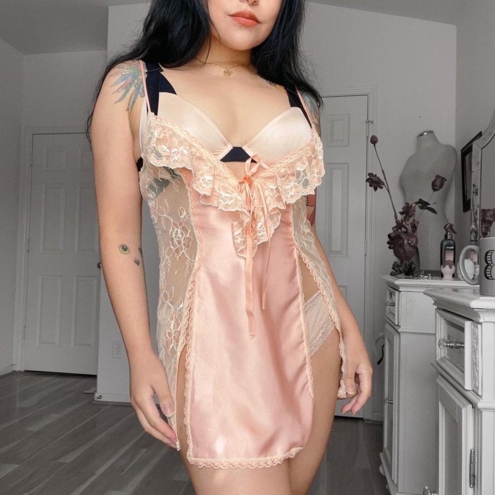 🍑 Vintage Coquette Soft Girl Lingerie Set